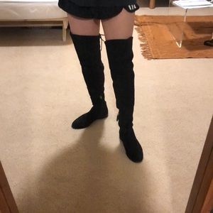Dolce Vita Thigh High Black Suede Boots Size 6